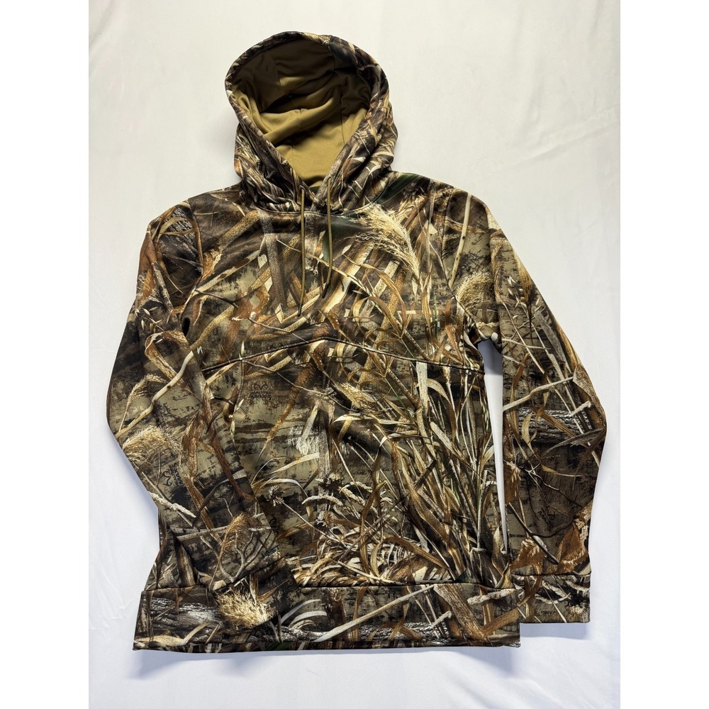 Under Armour Storm 1 Hoodie Mens SM‎ Multicolor Camo Realtree Max 5 Loose Fit